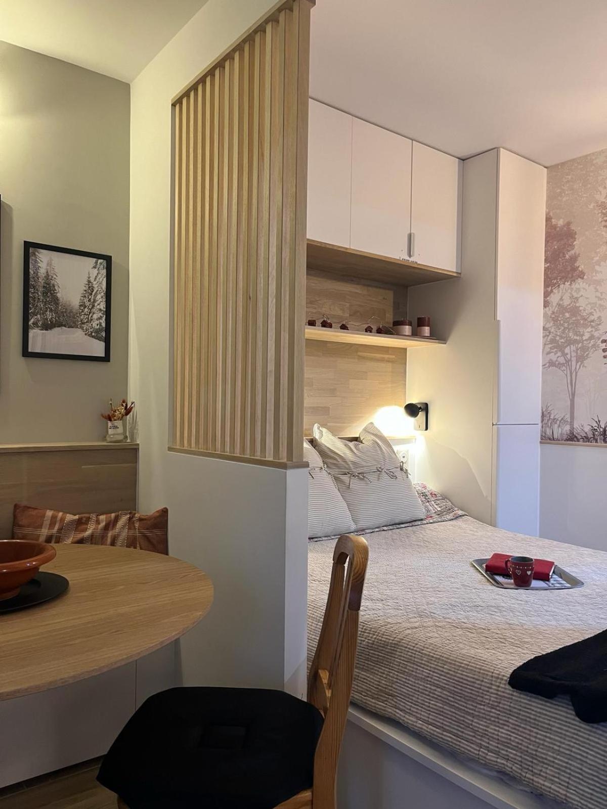 Studio avec vue sur la montagne Brides-les-Bains Extérieur photo