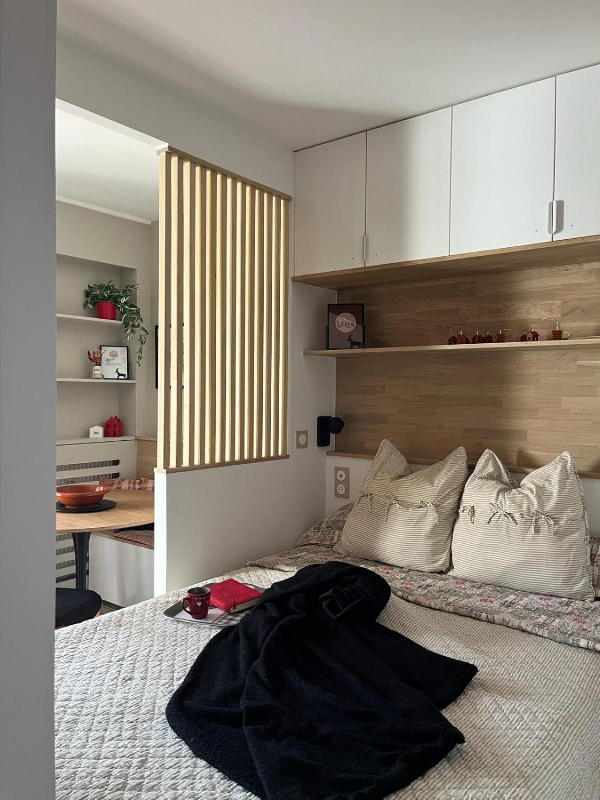 Studio avec vue sur la montagne Brides-les-Bains Extérieur photo